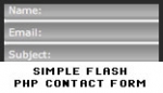 simple flash php contact form simple flash php contact form