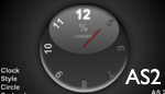 Clock style circle preloader Clock style circle preloader