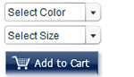 PayPal Buttons Drop Down Menus