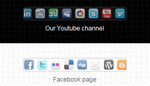 Social Networks scrolling Menu - 2 Skins Social Networks scrolling Menu - 2 Skins