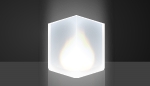 Frosted Glass with Fire Animation 